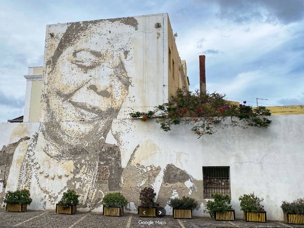 Mural de Cesaria Évora by Vhils