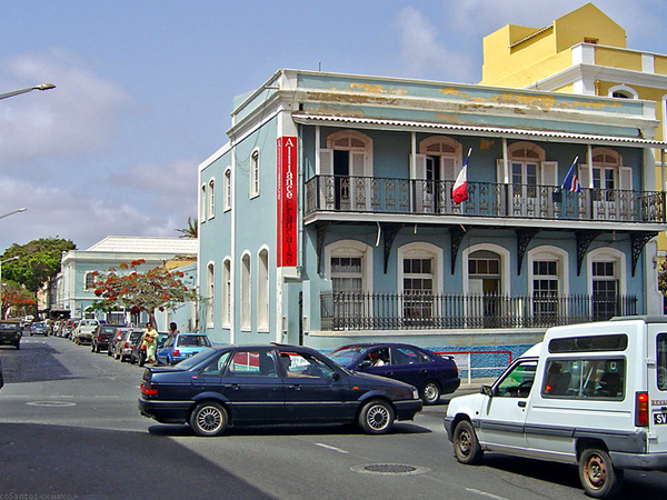 Building of the Alliance Française in Mindelo.