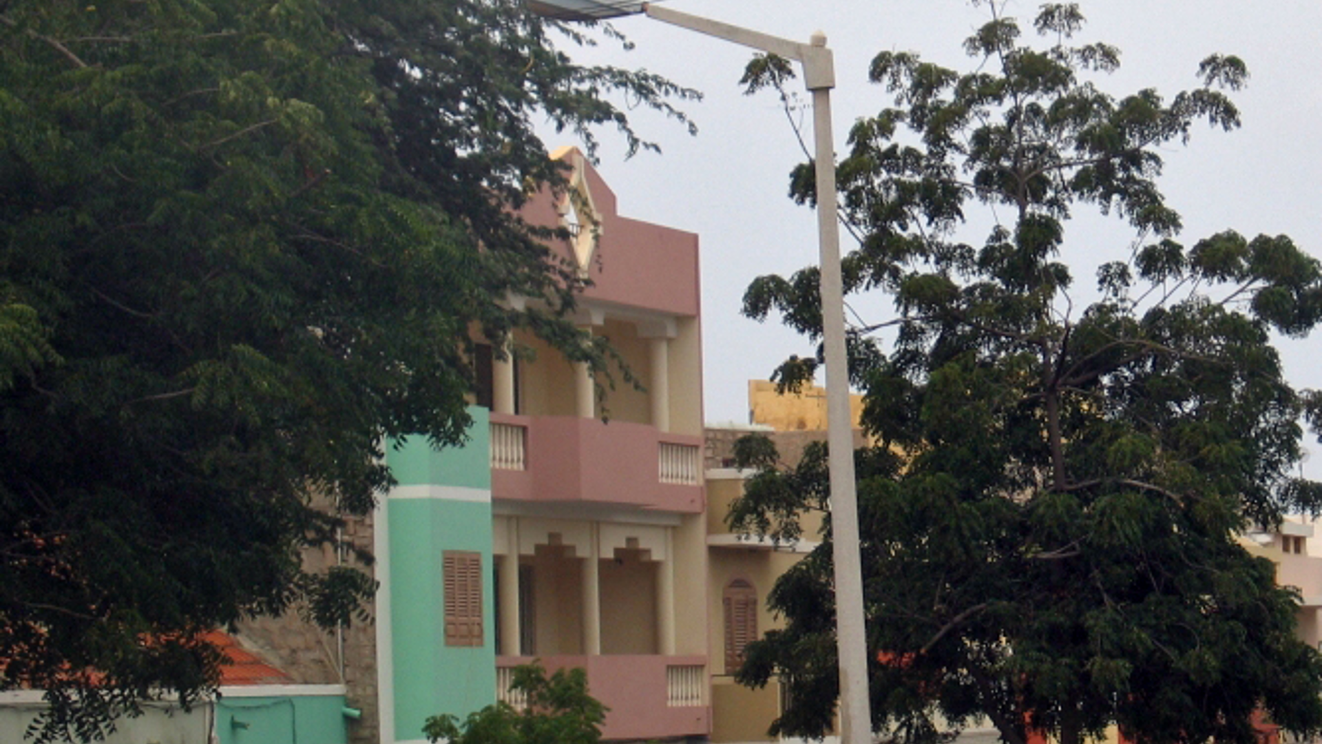 The house in Mindelo where Cesária Évora lived.