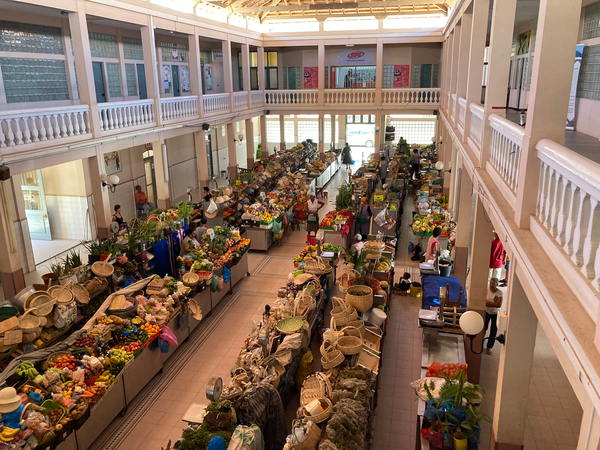 Municipal market hall in Mindelo, São Vicente.