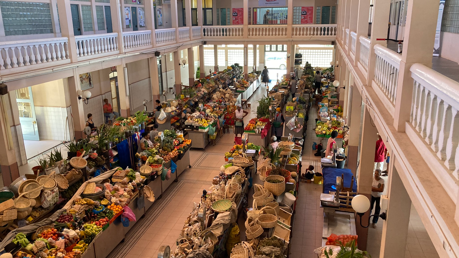 Municipal market hall in Mindelo, São Vicente.