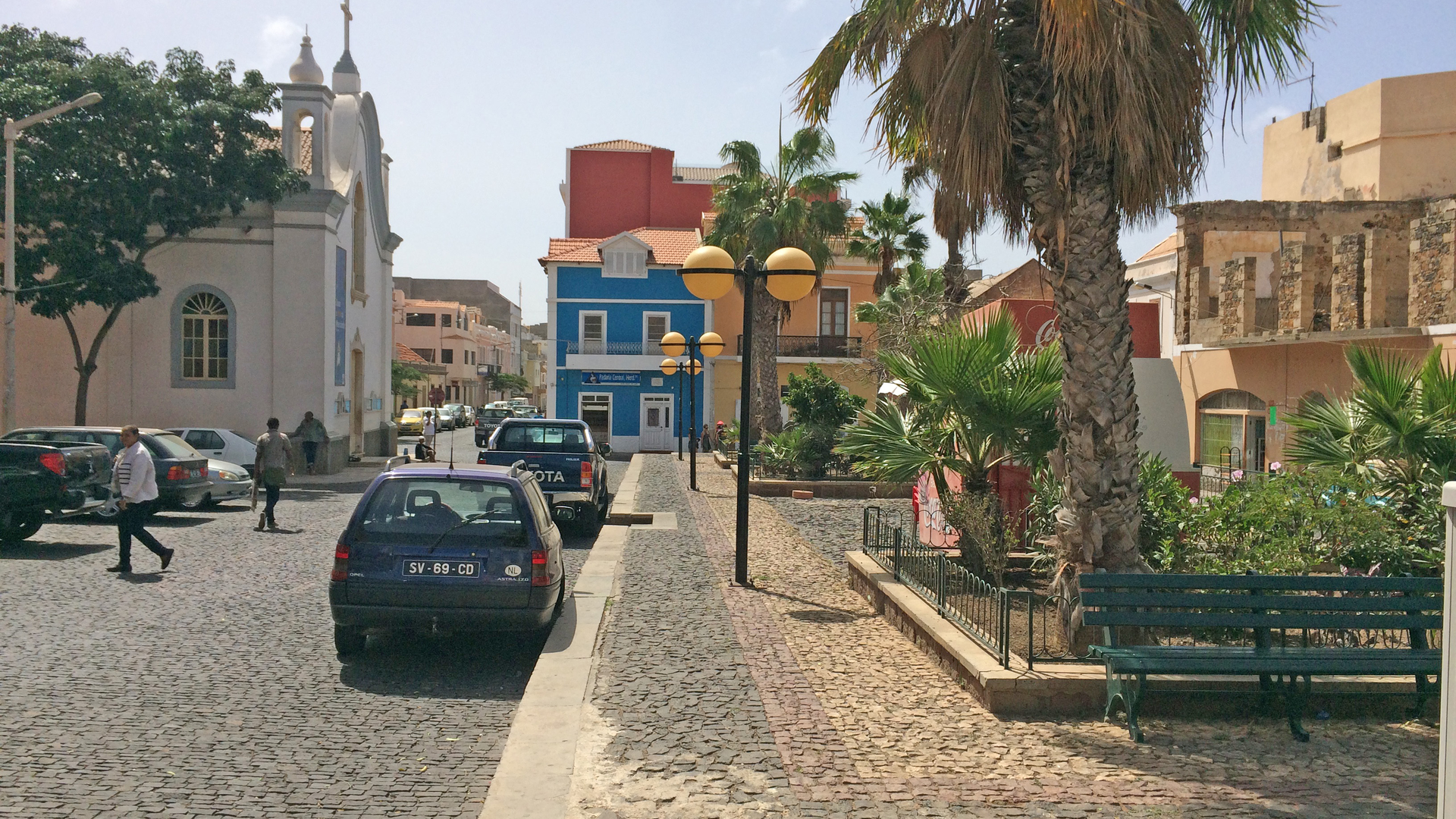 The Igreja de Nossa Senhora da Luz on Rua da Luz in central Mindelo.