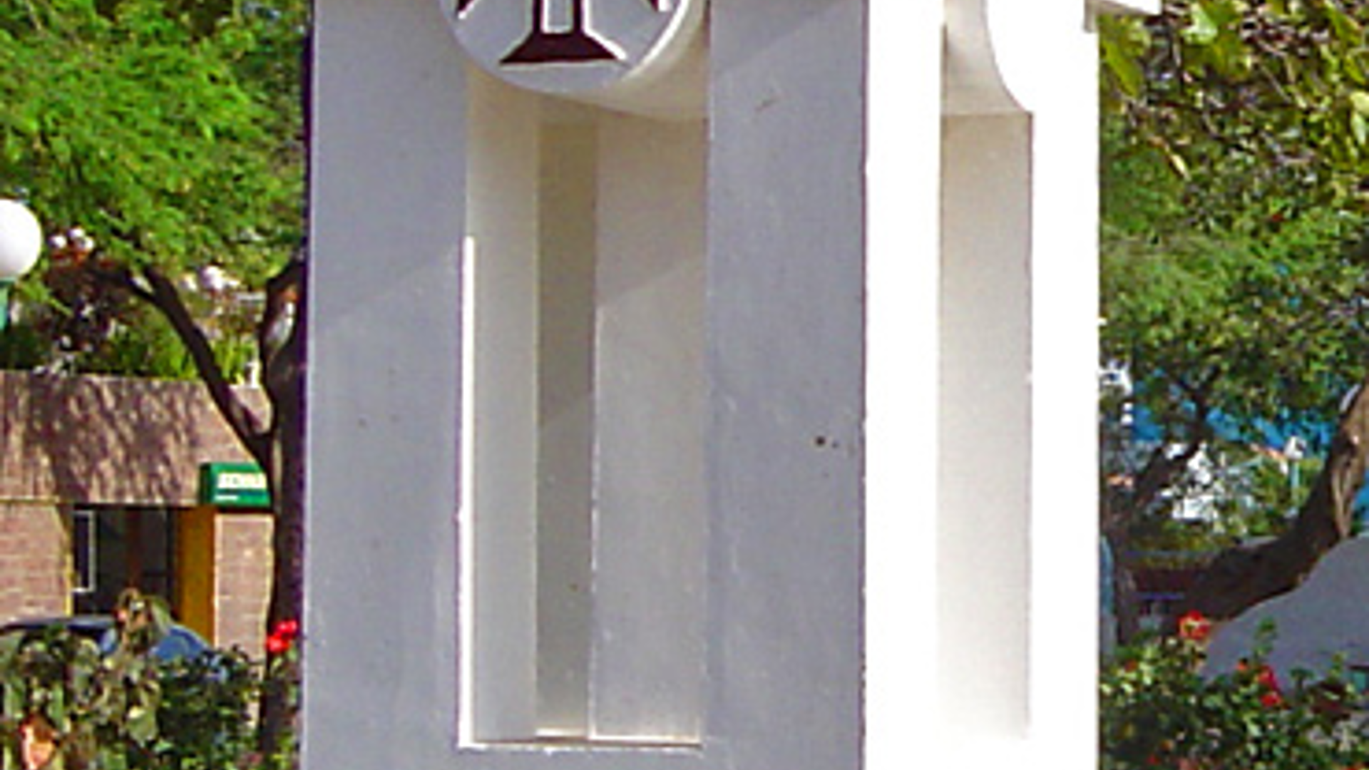 Statue of Sá da Bandeira in Mindelo, Cape Verde.